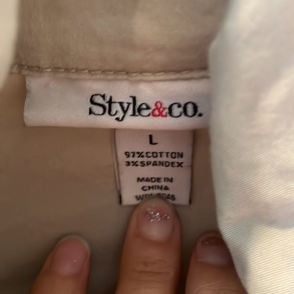 Women Style&Co. jacket SIZE L​ Utility jacket​​​​ - Picture 9 of 9